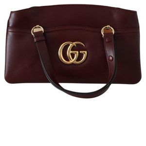 New GUCCI Red Arli Large Top Handle Bag (HOT SALE)